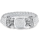 UNY Austrian Pave Crystals Designer Inspired Personality Bracelets Alloy Bangle Jewelry Vintage J...