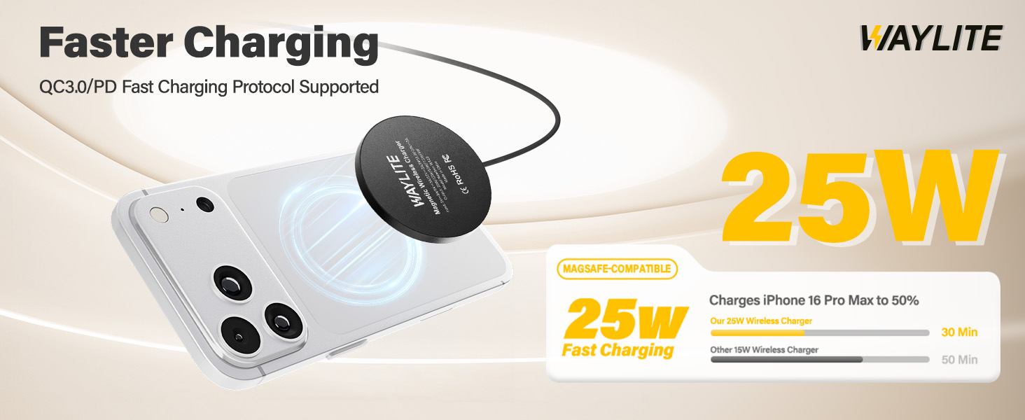 qi2 25w fast charger pad