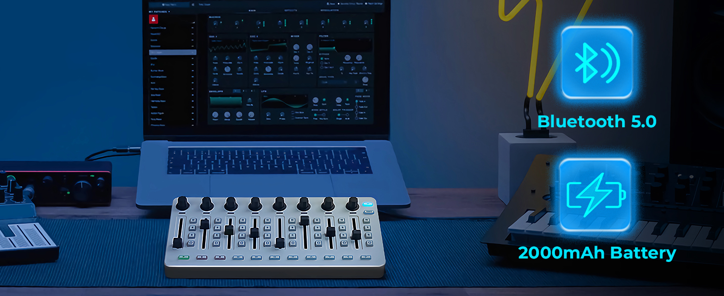midi mixer controller for laptop