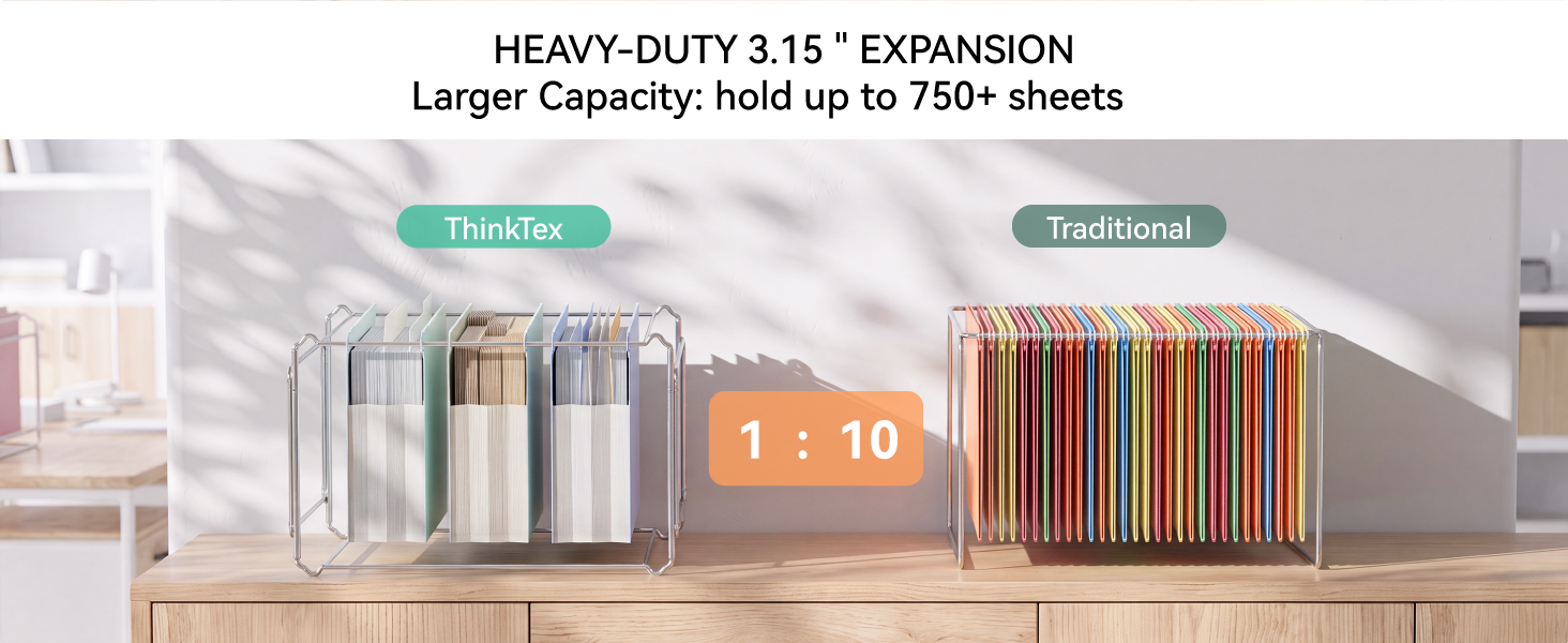 Wheat Straw Expanding Hanging File Folders