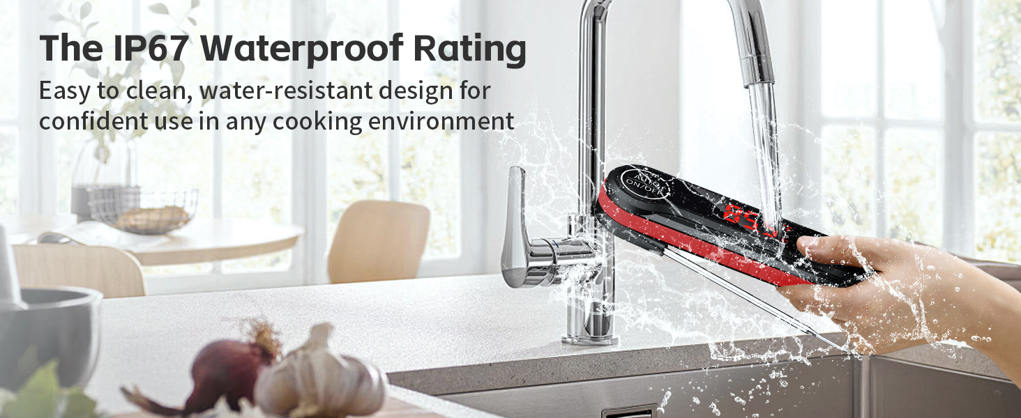 The IP67 Waterproof RatingEasy to clean