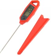 Lavatools PT18 Plus Professional Commercial 4.5" Ambidextrous Backlit Digital Instant Read Meat T...
