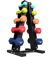 Fitness Republic Neoprene Workout Dumbbells- Non Slip, Anti Roll Exercise & Fitness Dumbbells Com...