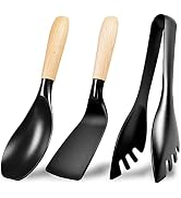 Seki Japan Stylish Kitchen Tool Set, Flexible Non Stick Heat Resistant Nylon Cooking Spoon, Cooki...
