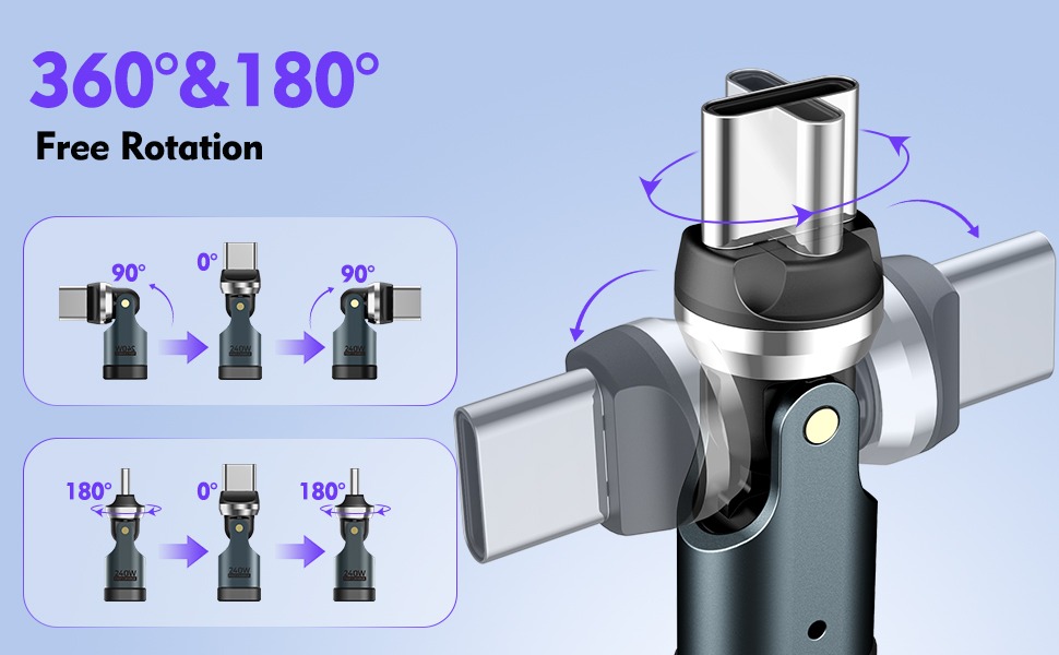 usb c 180 degree usb c adapter
