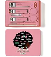 TTJHGYQO Nail Clippers and Beauty Tool Portable Set Nail Clipper Set Manicure Set 6 in 1 AKA Soro...