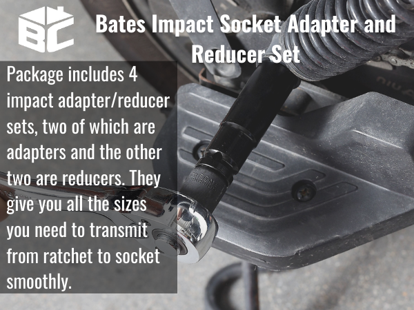 Impact Socket Adapter and Reducer Set