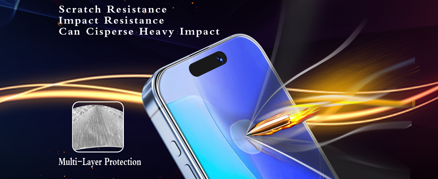 apple 18 pro tempered glass