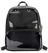 STEAMEDBUN Ita Bag Double Window Candy PU Leather Backpack Kawaii Pins Bag with insert