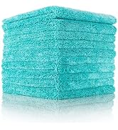 The Rag Company - The Creature Edgeless Microfiber Detailing Towels – 420GSM Professional Grade A...