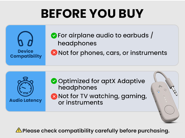 Before You Buy