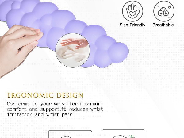 cloud keyboard wrist rest