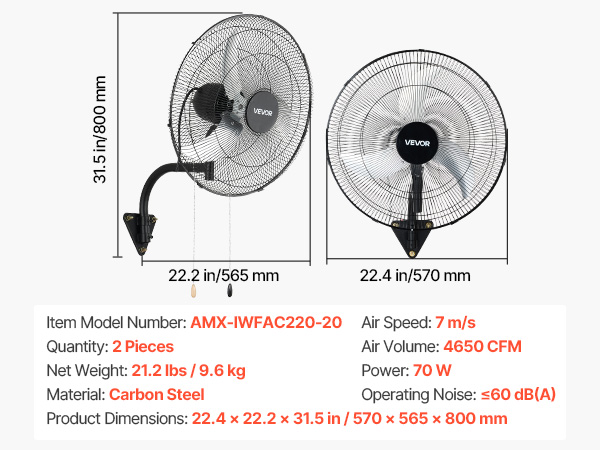 wall fan