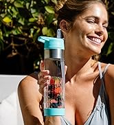 Fruit Infuser water bottle with Straw Lid 24 oz : Flip-Up Straw : Insulated Sleeve, ebook recipes
