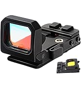MOSANDON Flip Up Red Dot Reflex Sight Compact Red Dot Flip Gun Sight Scope with Heightened Base f...