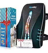 Lumbar Support Pillow for Office Chair Car, Gaming Chair Lower Back Pain Relief Memory Foam Cushi...