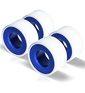VOTMELL 4 Rolls 3/4 Inch(W) X 520 Inches(L) Teflon Tape,for Plumbers Tape,Plumbing Tape,PTFE Tape...