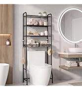 Delamu Over Toilet Storage Rack, 4 Tiers (71.9" H) Bathroom Organizer Shelf | Bathroom Storage Ab...