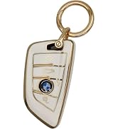 Elegananccy for BMW Key fob Cover Key Case Shell Rings for BMW 2 5 6 7 Series X1 X2 X3 X5 X6 X7 P...