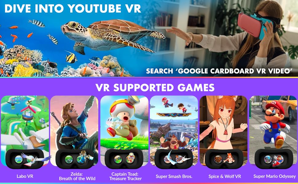 Orzly Nintendo Switch VR Headset