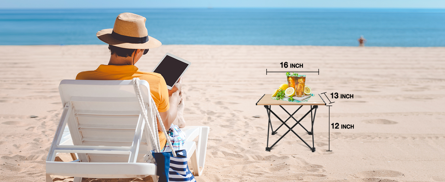 beach table