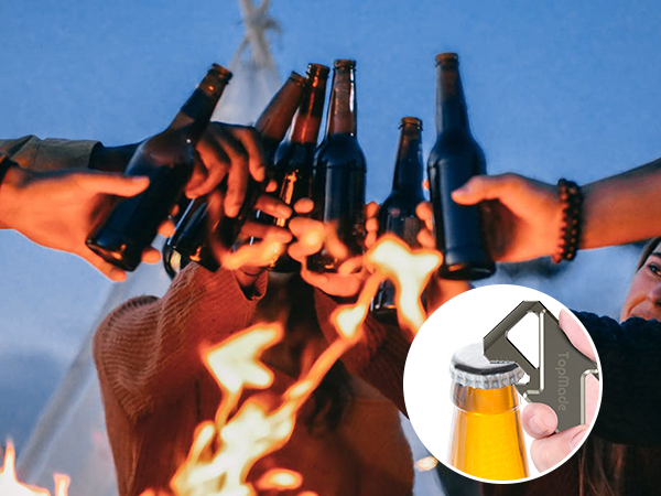 Heavy Duty Car Key Chains Bottle Opener