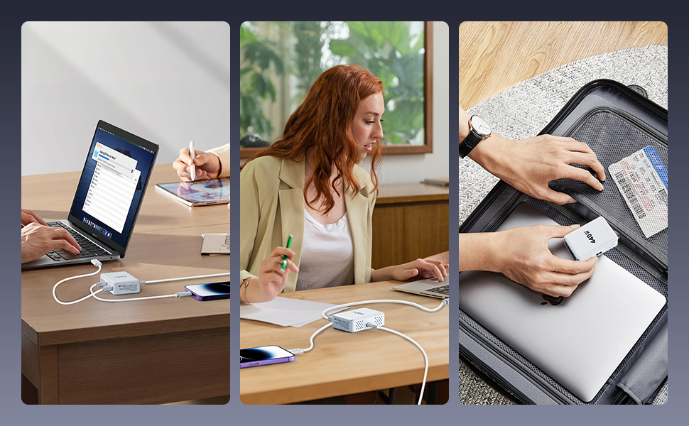 440W USB C Charger wall charging station for iPhone