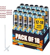 Spray Foam Insulation for Walls & Attic - 18 Pack 36.6 oz Foam Insulation Spray - Covers up to 36...