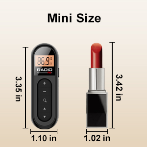 mini size radio
