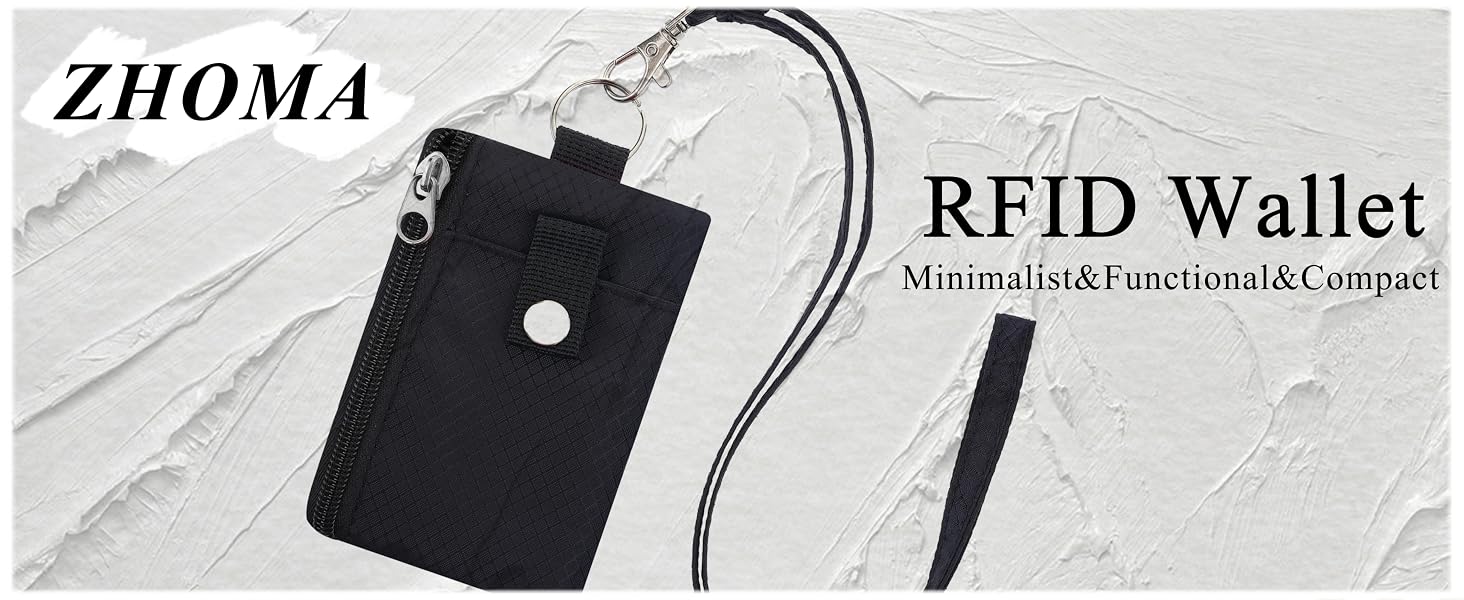 ZHOMA Minimalist Wallet for Man