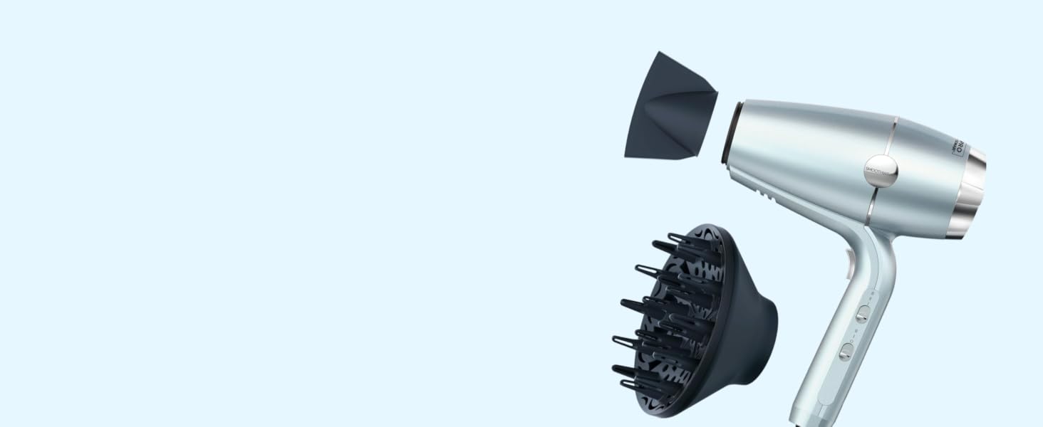 Hair dryer with components