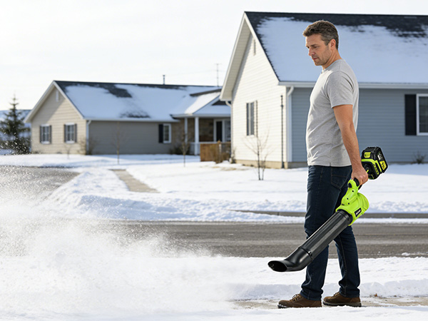 battery powered leaf blower