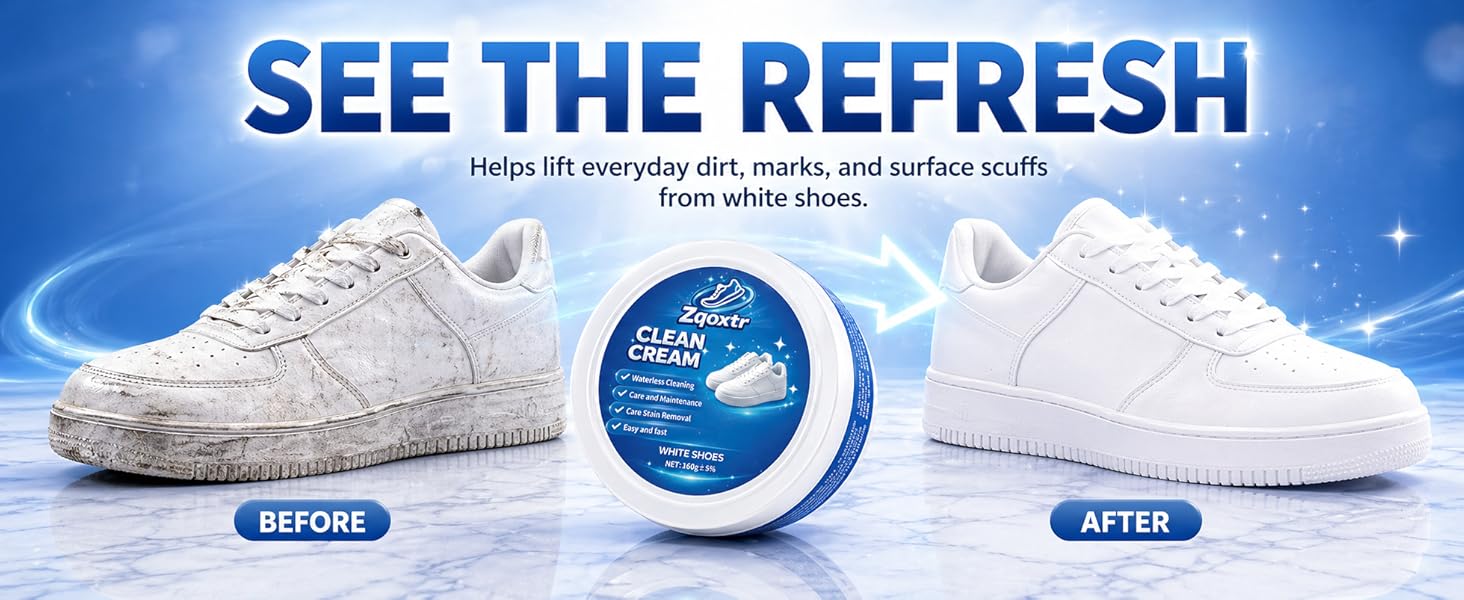 White Shoe Cleaner Cream