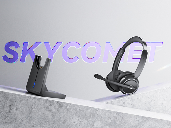 wireless headset with mic for work