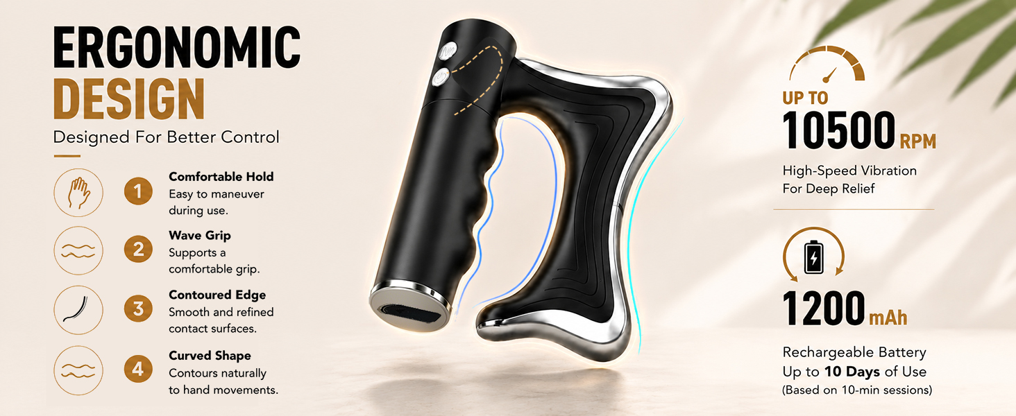 heated massage tool gua sha massager electric massage scraper