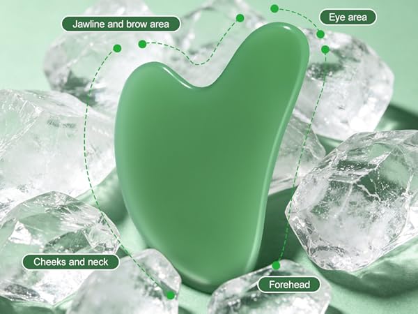Gua Sha Facial Tools Face Massager for Skin Care, Reduce Wrinkles Puffiness Skin Care Tools
