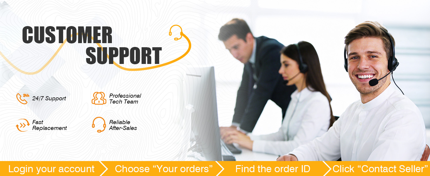 We have a professional pre-sales and after-sales team standing by to resolve your issues at any time