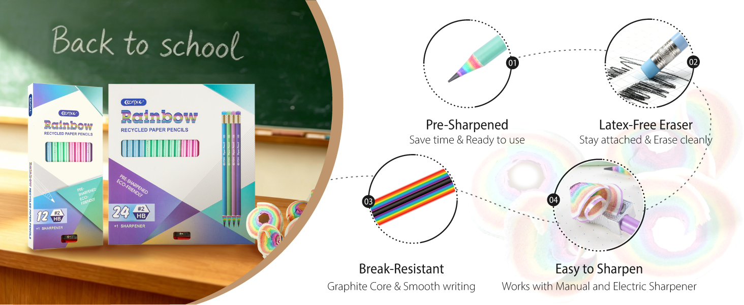 Comfortable grip reduces hand fatigue during long writing sessions; non-toxic and safe for all ages