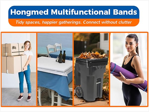 Hongmed multifunctional bands - Tidy spaces, happier gatherings. Connect without clutter.