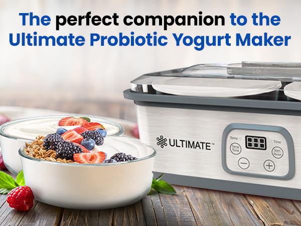 The perfect companion to the Ultimate Probiotic Yogurt Maker