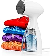 Becoolpet Handheld Steamer for Clothes Wrinkle Removes,Garment Steamer 110V to 240V,1000W,Large W...