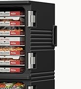 190qt Catering Food Warmers with Casters, Insulated Food Transport Container, Black, Commercial G...