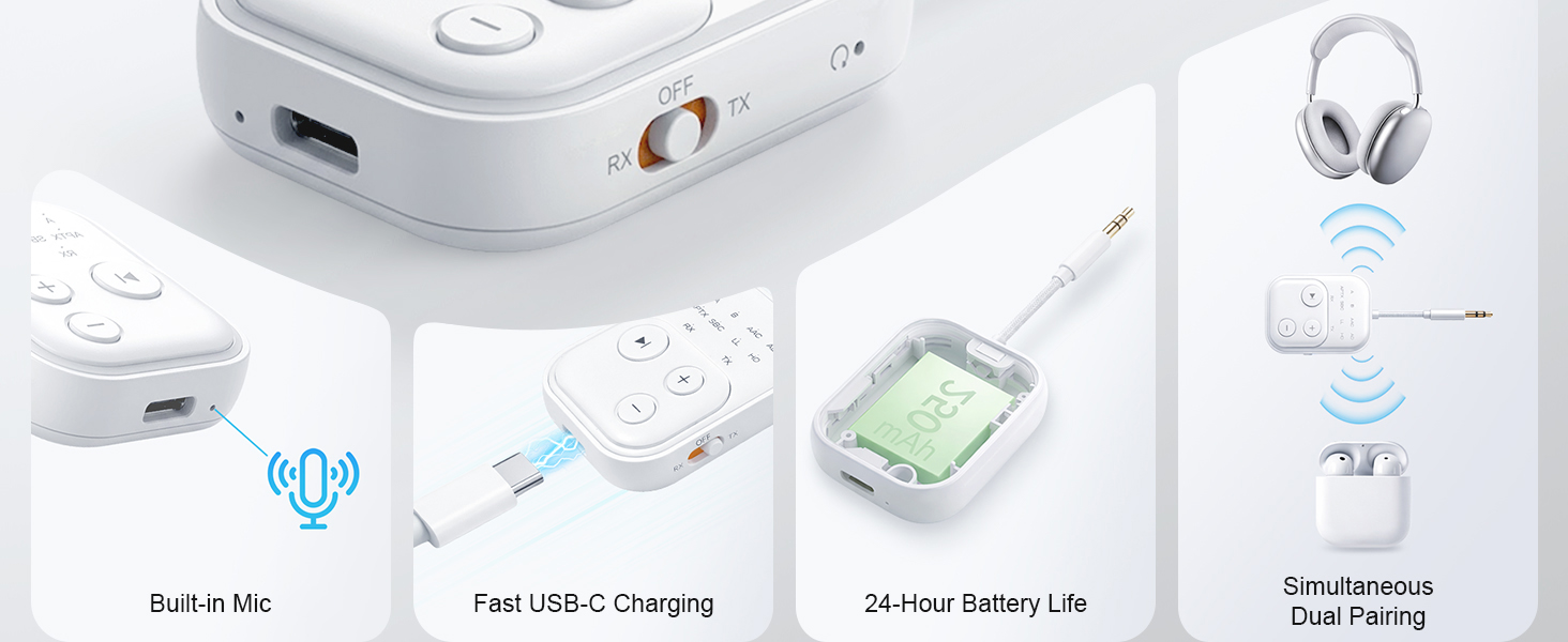 bluetooth aux adapter for car