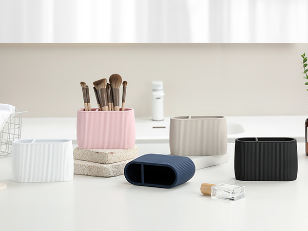 2 Slot Toothbrush and Toothpaste Holder