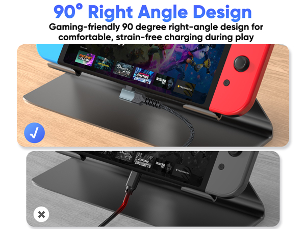 90 degree usb c cable