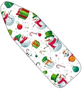 Nuxovilar Ironing Board Cover Winter Snowman Collage Pattern Polyester 15x54 Inches, Iron Covers ...