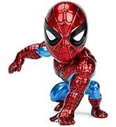Metals Marvel Classic Spiderman Diecast Collectible Toy Figure, 4"