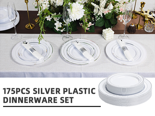 plastic plates sets