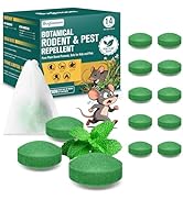 Natural Peppermint Oil Moth Balls for Rodents Deterrent? - 14 Pack?, Mice & Rat Repellent for Ind...