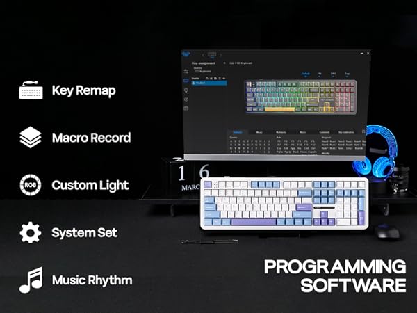 AULA F108 Wireless Gaming Kyeboard
